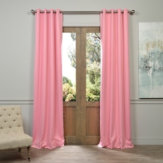 Precious Pink Grommet Blackout Thermal Curtain Panel Pair