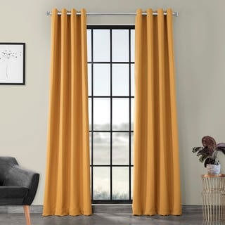 Marigold Grommet Blackout Thermal Curtain Panel Pair