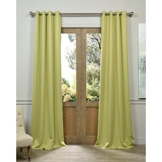 Grommet Blackout Thermal Lichen Curtain Panels (Set of 2)