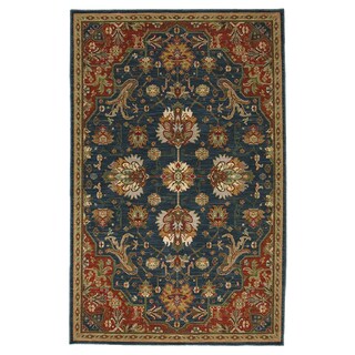 Compare Price Karastan Crossroads Duval Indigo Rug (8' x 10')