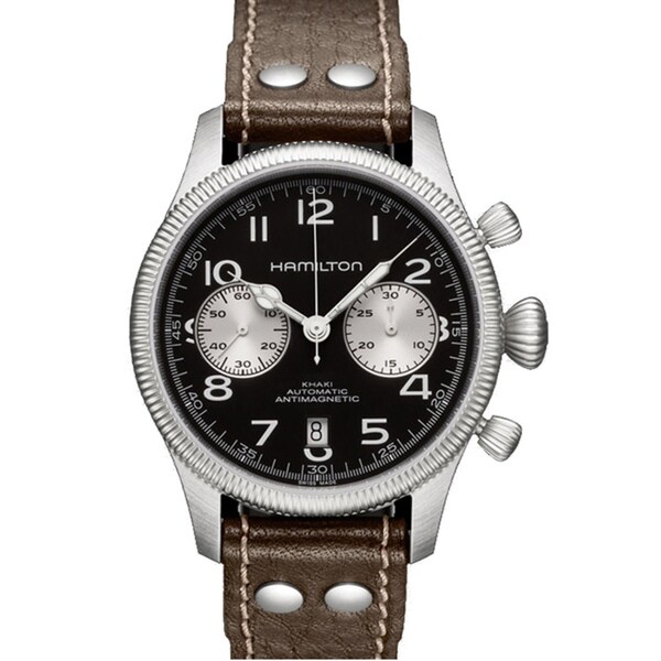 hamilton black pioneer automatic watch