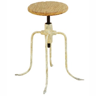 Rug Collective Adjustable Natural Bar Stool