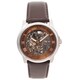 Kenneth Cole New York Men's Brown Leather Strap Automatic Watch