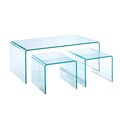 Lumeno Glass Rectangular Cocktail Table