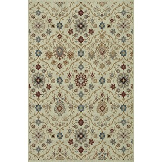 Indoor Outdoor Hudson Ivory/ Multi Rug ( 5'2 x 7'5)