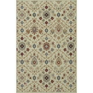 Indoor Outdoor Hudson Ivory/ Multi Rug (7'10 x 10'9)