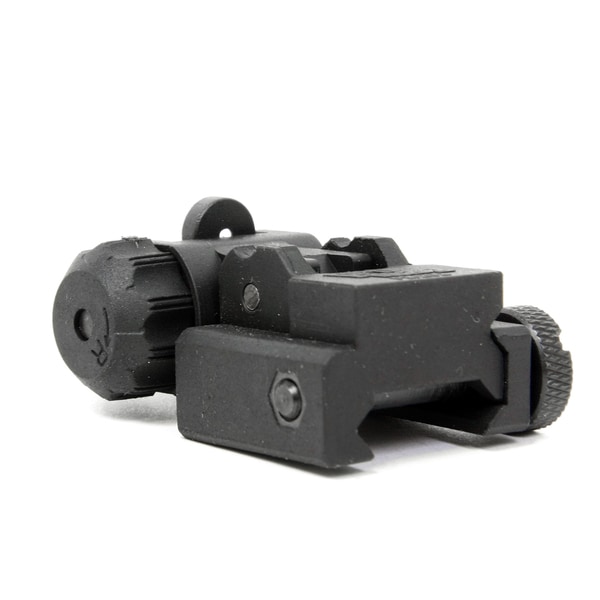 ProMag AR15 Flip Up A2 Dual Aperture Rear Sight Black Polymer
