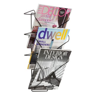 Safco 3 Pocket Wire Wall Display