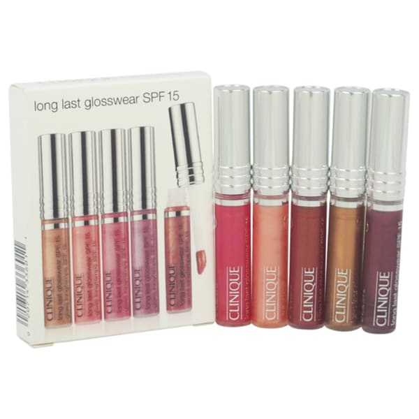 Clinique Long Last Glosswear Lip Gloss Set Of 5 15389899