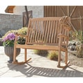 Ashmoor Teak Outdoor Double Rocker