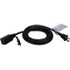 QVS 3-Outlet 2-Prong 15ft Power Extension Cord