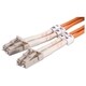 QVS 1-Meter LC to LC Multimode Fiber Duplex Patch Cord
