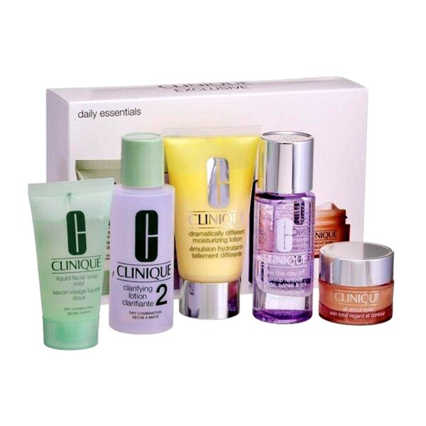 Clinique Daily Essentials Dry Combination Skin 5piece Set Overstock