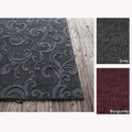 Mandara Hand-tufted Floral Wool Rug (7' x 10')