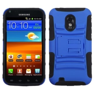 BasAcc Blue/ Black Armor Stand Case For Samsung D710 Epic 4G Touch