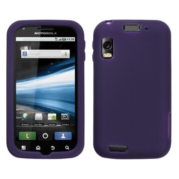 BasAcc Dark Purple Skin Case For Motorola MB860 Olympus/ Atrix 4G