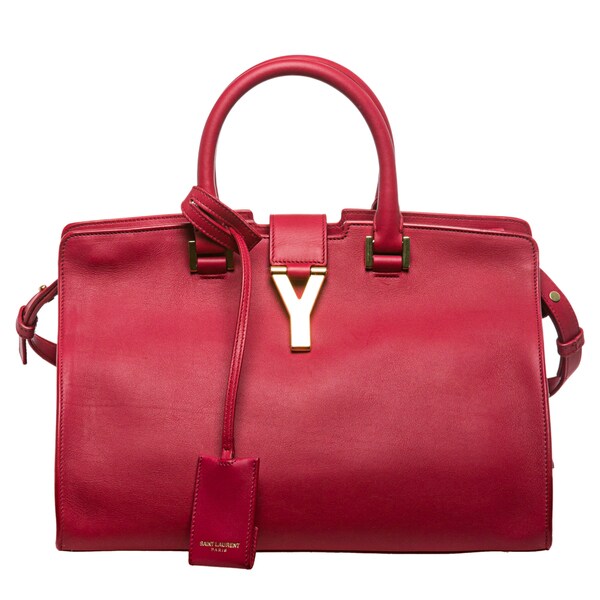 Saint Laurent Classic Small Y Cabas Bag - 15393583 - Overstock.com ...  