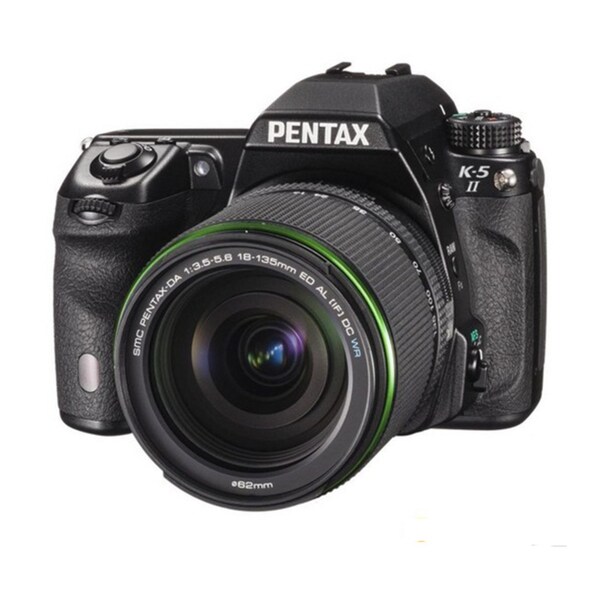 Pentax K-5 II 16.3MP Black Digital SLR Camera with 18-135mm Lens