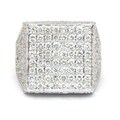 Sonia Bitton 18k Gold 2 3/5ct TDW Diamond Square Ring (G-H, SI1-SI2)