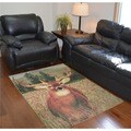 'Monster Buck' Printed Area Rug (5'3 x 7'3)