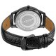 Akribos XXIV Men's Black Dial Crystal-accented Watch
