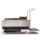 simplehuman Steel Frame Dish Rack with Wine Glass Holder