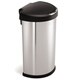 simplehuman Semi-Round Sensor Trash Can  45 liters/ 12 gallons