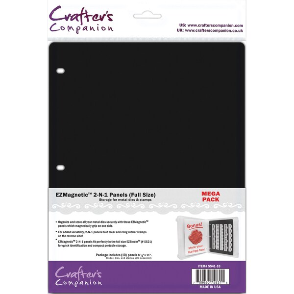 EZMagnetic 2-N-1 Storage Panels - Full Size 10/Pkg