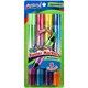 Washable Poster Markers Double-Ended 1/2" Chisel Tip 4/Pkg-Bright, 8 Colors