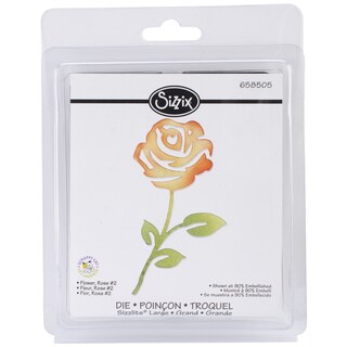 Sizzix Sizzlits Singles Die-Rose Flower #2