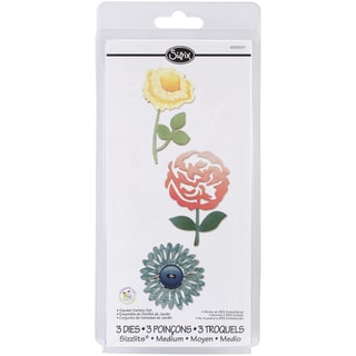 Sizzix Sizzlits Die Set 3/Pkg-Garden Variety