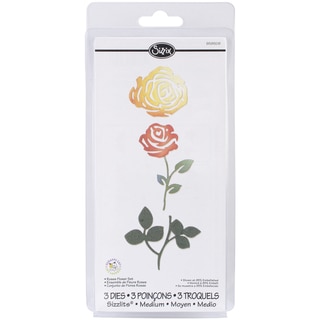 Sizzix Sizzlits Die Set 3/Pkg-Roses