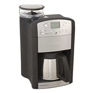 Capresso 465 CoffeeTeam TS 10-cup Digital Coffeemaker with Conical Burr Grinder and Thermal ...