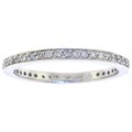 Beverly Hills Charm Silver 1/3ct TDW Diamond Eternity Band (H-I, I2)