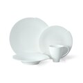 Mikasa Spin White 16-piece Bone China Dinnerware Set