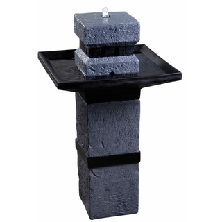 ( ._.) Newcastle 34-inch Outdoor Solar Fountain