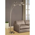 Artiva USA Micah 88-inch 5-arch Brushed Steel Floor Lamp