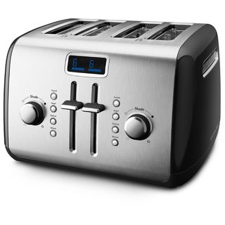 KitchenAid RKMT422OB Onyx Black 4-slice Toaster with LCD Display (Refurbished)