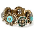 Sweet Romance Bronzetone Collected Treasures Bracelet