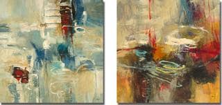Great Prices Randy Hibberd 'Instinctual Beauty I and II' Canvas Art