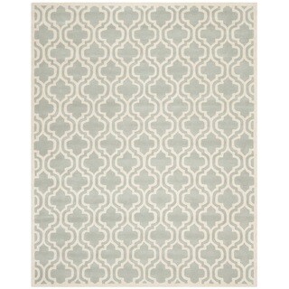 Best Shopping Safavieh Handmade Moroccan Chatham Grey/ Ivory Wool Rug (10' x 14')