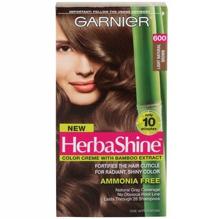 Garnier HerbaShine Light Natural Brown 600 Hair Color Creme