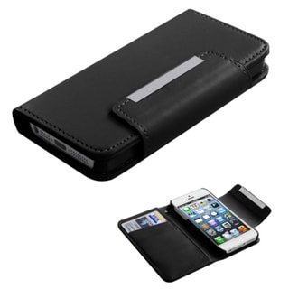 BasAcc Black Book-Style MyJacket Wallet For Apple iPhone 5