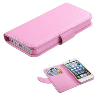 BasAcc Pink Book-Style MyJacket Wallet For Apple iPhone 5