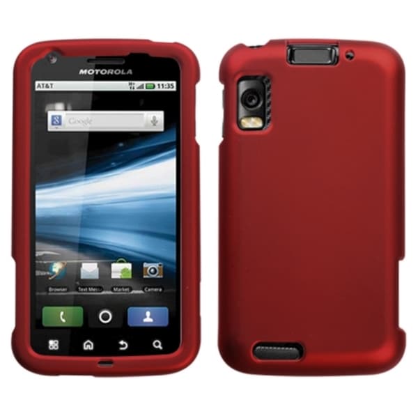 BasAcc Titanium Solid Red Case for Motorola MB860 Olympus/ Atrix 4G