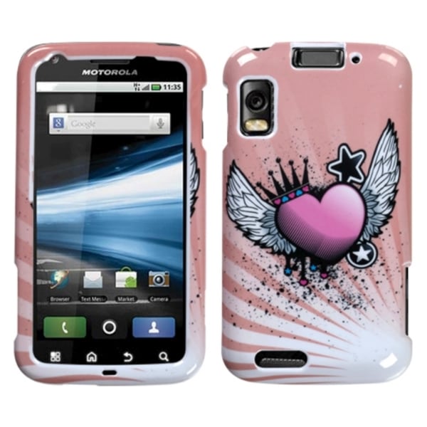 BasAcc Crowned Heart Case for Motorola MB860 Olympus/ Atrix 4G