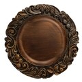 ChargeIt by Jay Aristocrat Brown 14-inch Charger Plate