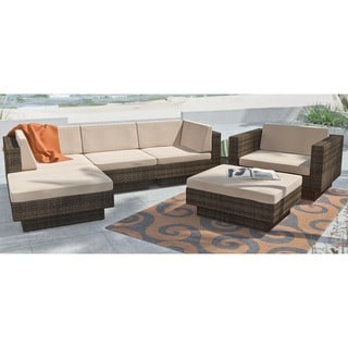 Compare Price Sonax PPT-375-Z Park Terrace Saddle Strap 6 Piece Double Armrest Sectional