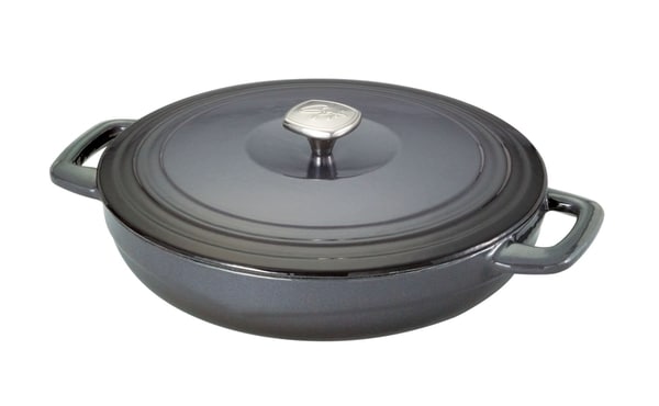 Guy Ferri Graphite Cast Iron 3.5-quart Braiser Pan