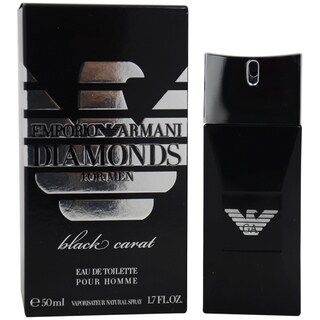 Giorgio Armani 'Emporio Armani Diamonds Black Carat' Men's 1.7-ounce Eau de Toilette Spray